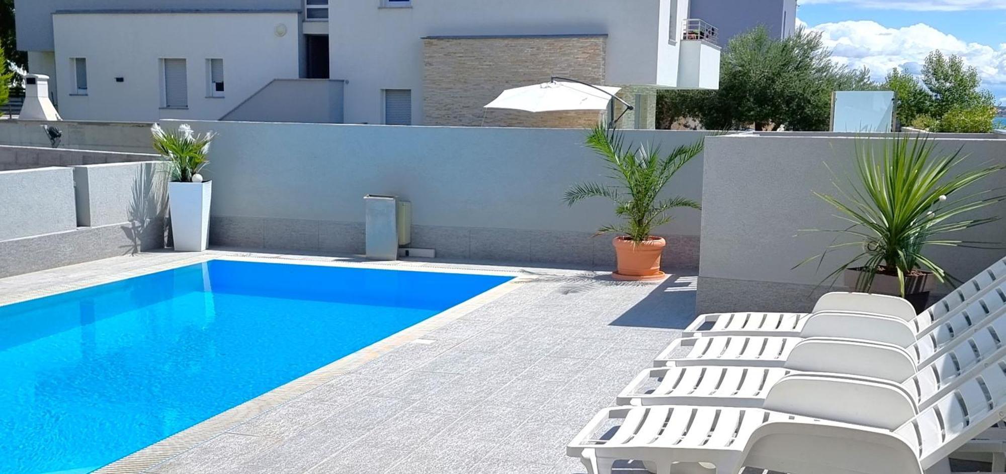 Apartments Le Mare - Pool, Sandstrand, Meerblick, W-Lan, Grill Privlaka  Exterior foto